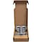 Epe Usa 10 in x 6 in x 2 in Cell Phone Shipping Box, Kraft, Corrugated / Foam, Single, 32 ECT LTC-S001-01 - alternate 4